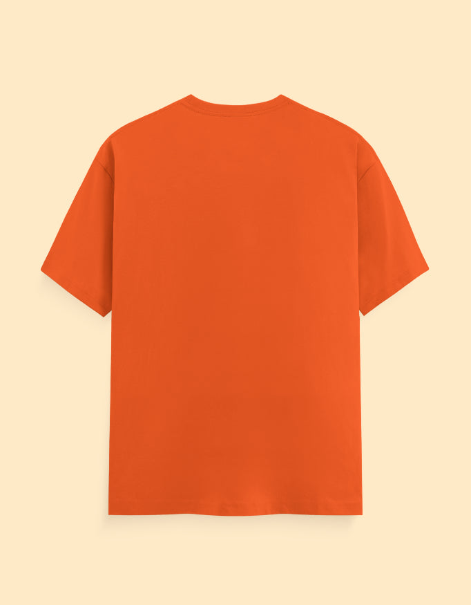 Orange Solid T-shirt