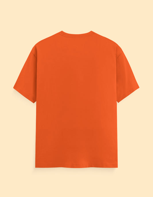 Orange Solid T-shirt