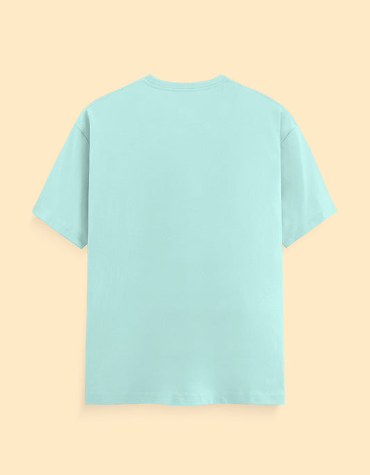 Mint Blue Solid T-shirt