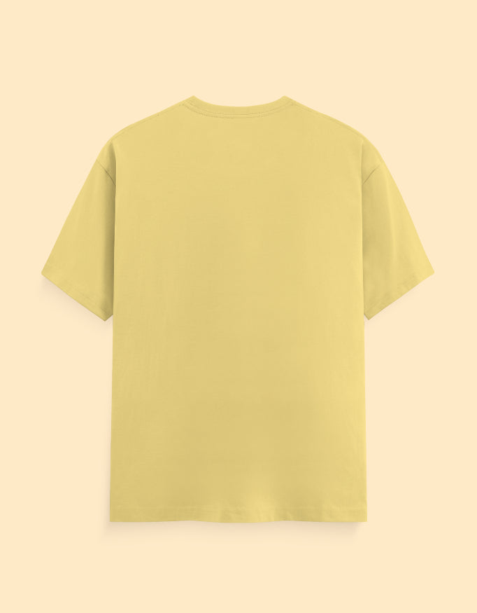 Creamy Yellow Solid T-shirt