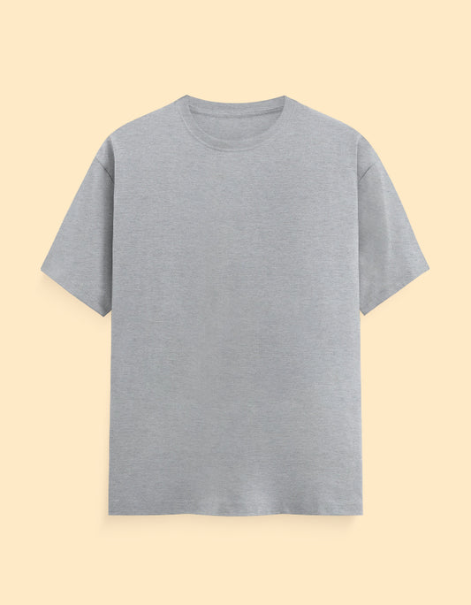Grey Solid T-Shirt