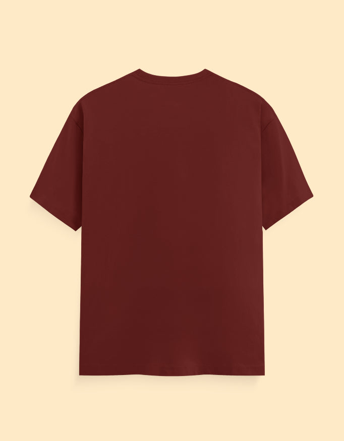 Brick Red Solid T-shirt
