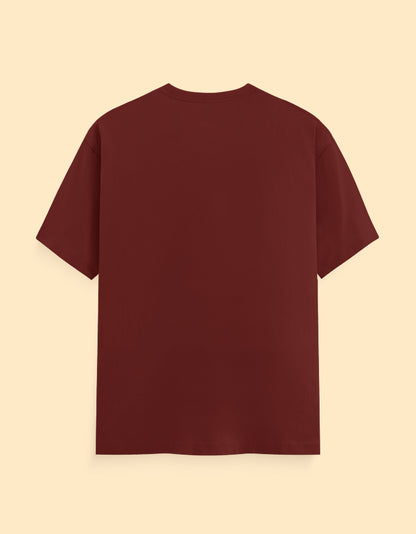 Brick Red Solid T-shirt