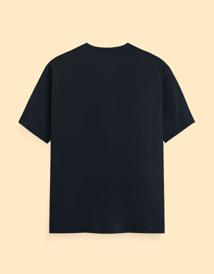 Navy Blue Solid T-shirt