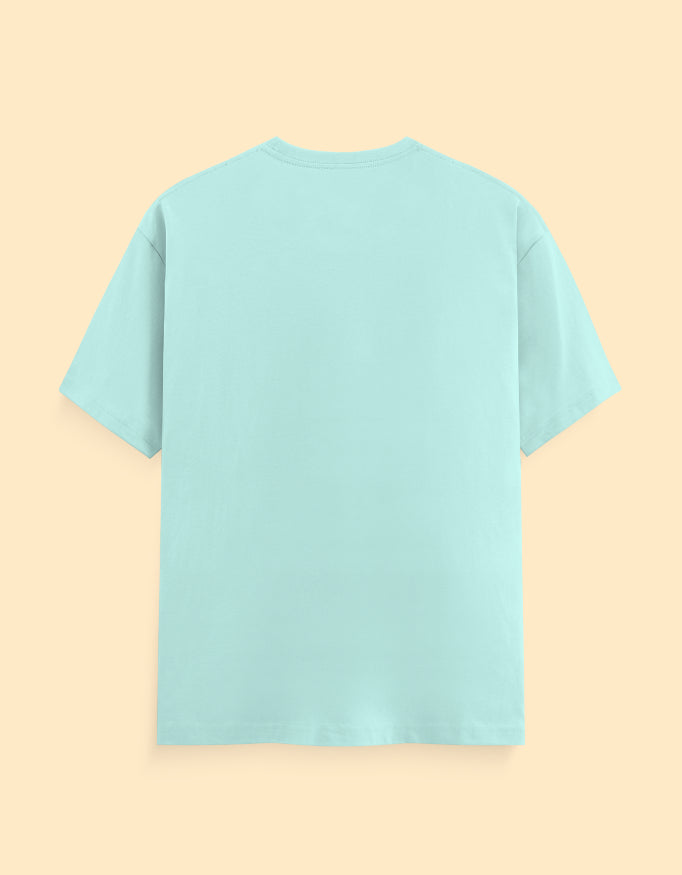 Mint Blue Solid T-shirt