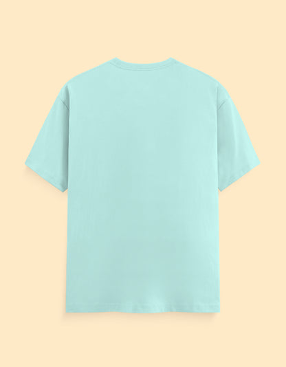 Mint Blue Solid T-shirt