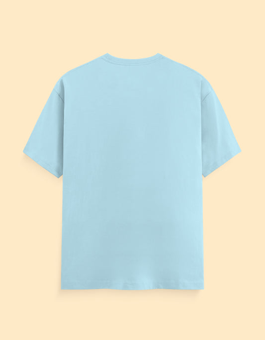 Baby Blue Solid T-shirt