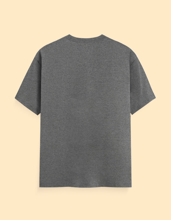 Charcoal Grey Solid T-shirts