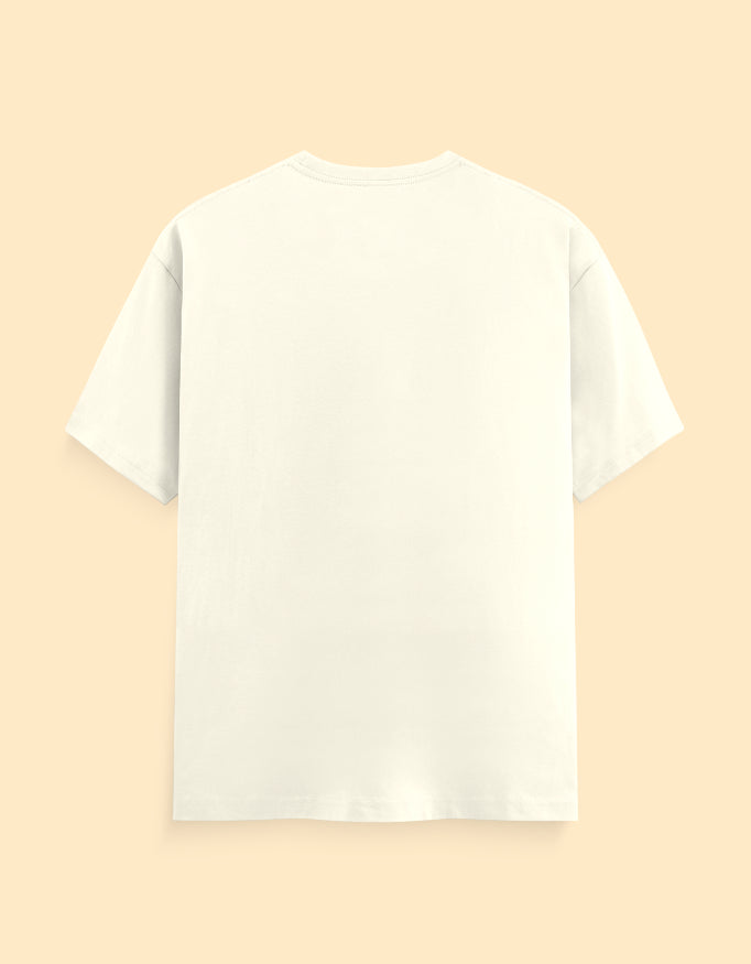 Off White Solid T-shirt