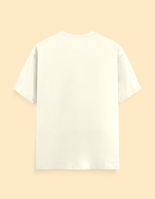 Off White Solid T-shirt