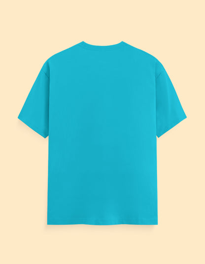 Sky Blue Solid T-shirt