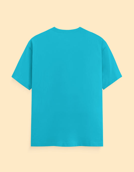 Sky Blue Solid T-shirt