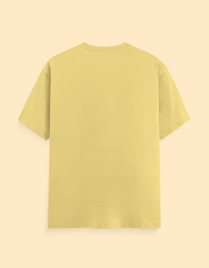 Creamy Yellow Solid T-shirt