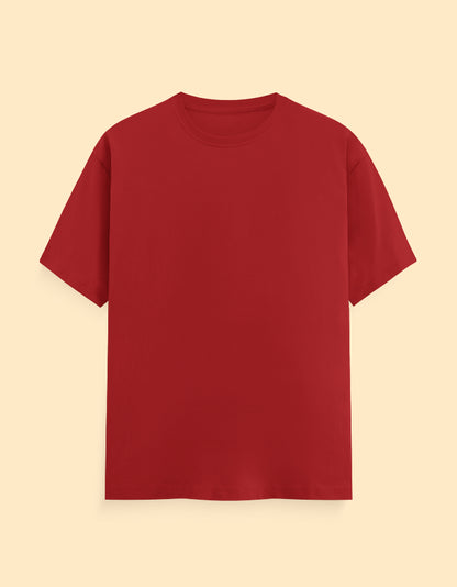 Red Solid T-shirt