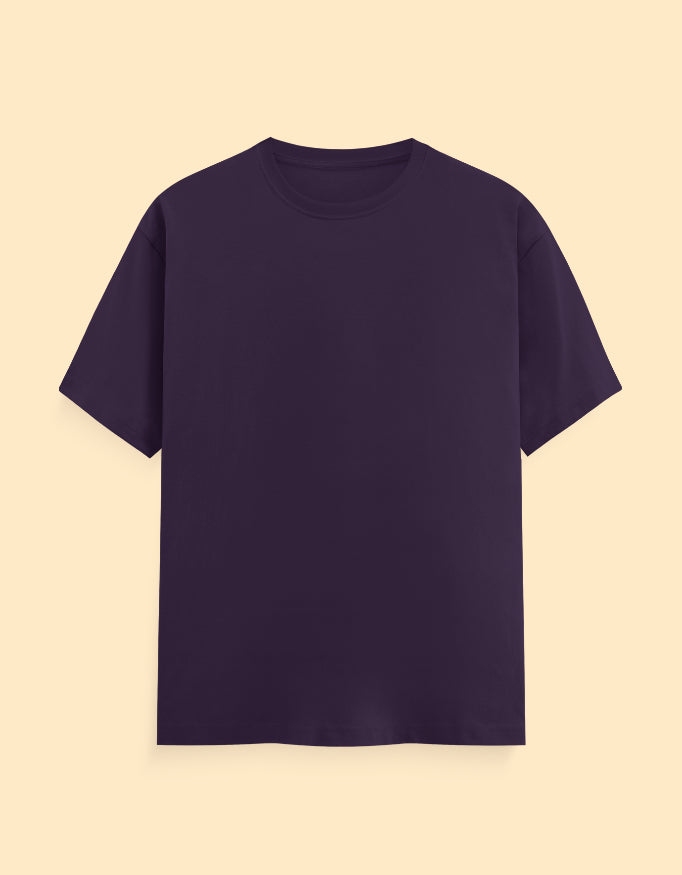 Purple Solid T-shirt