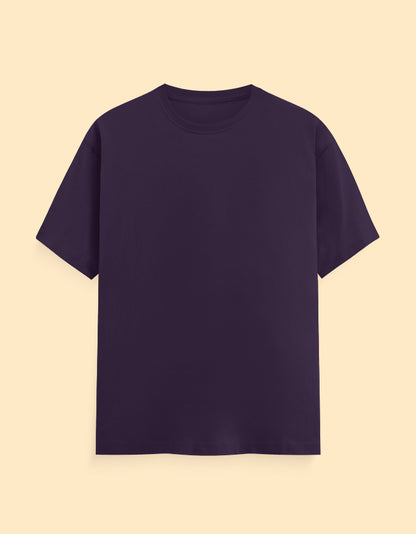 Purple Solid T-shirt