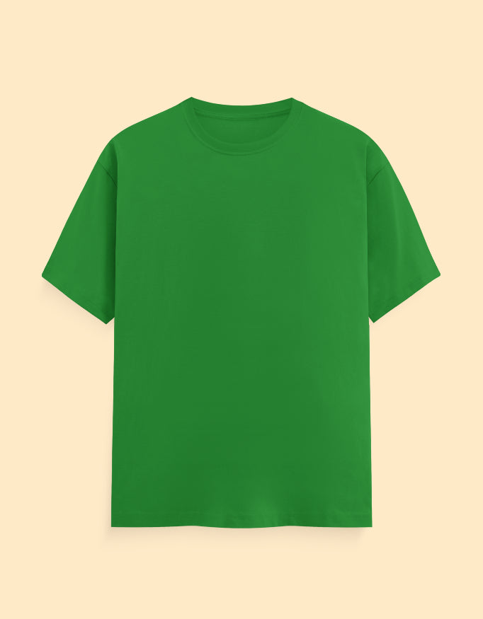 Green Solid T-shirt