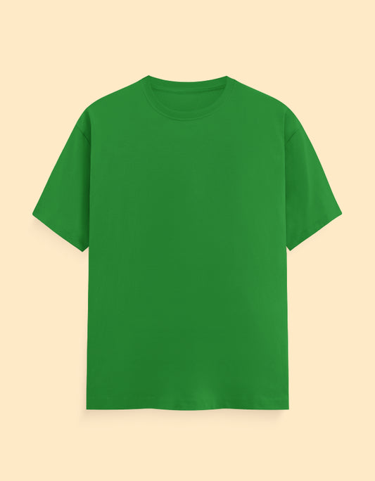 Green Solid T-shirt