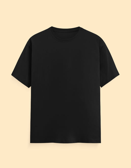 Black Solid T-Shirt
