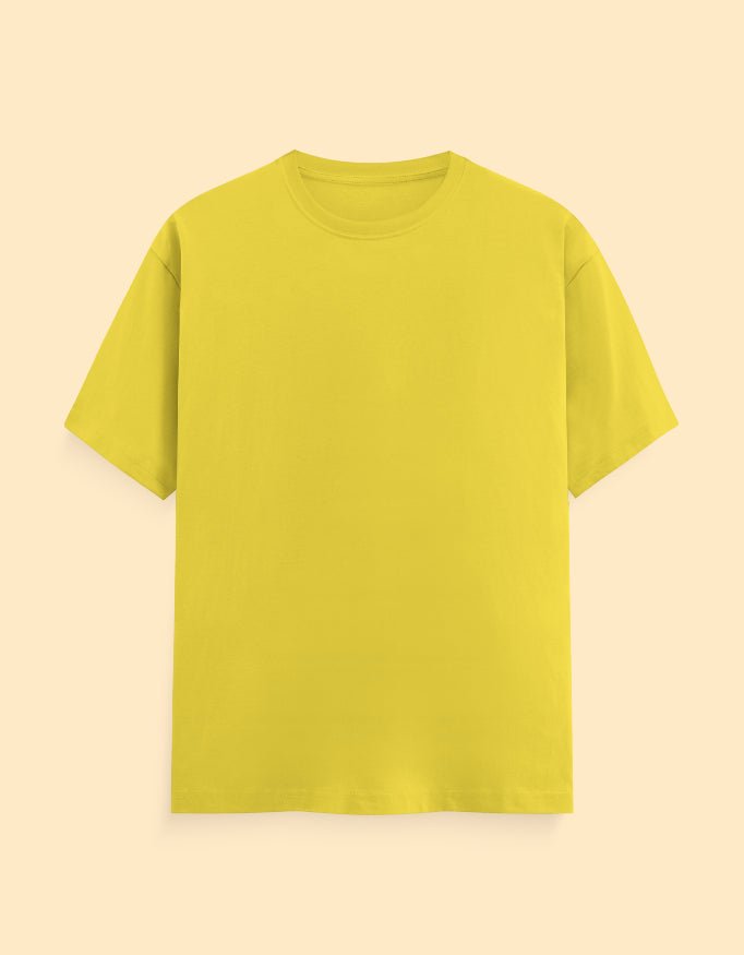 Yellow Solid T-shirt