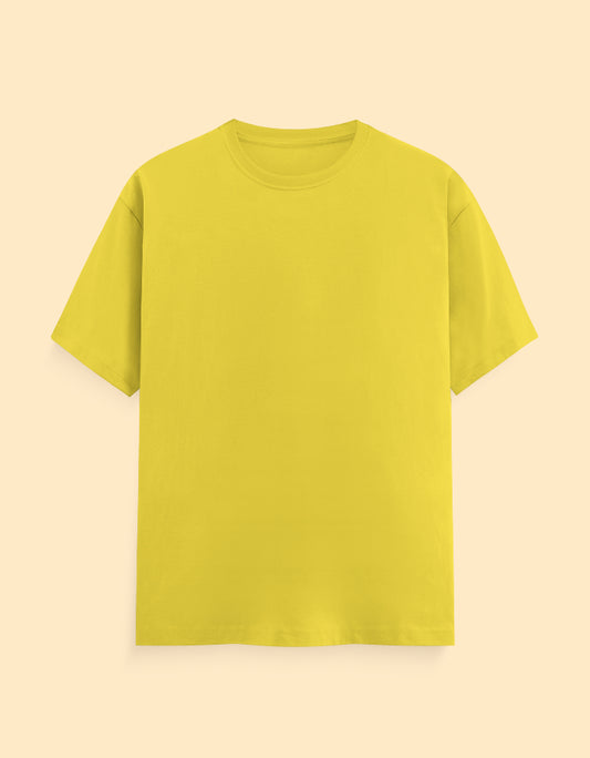 Yellow Solid T-shirt