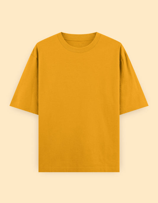 Sunset Yellow Oversized T-Shirt
