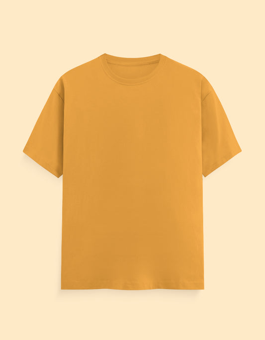 Sunset Yellow Solid T-shirt