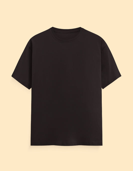 Coffee Brown Solid T-Shirts