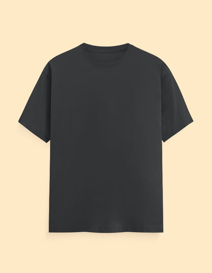 Steel Grey Solid T-Shirt