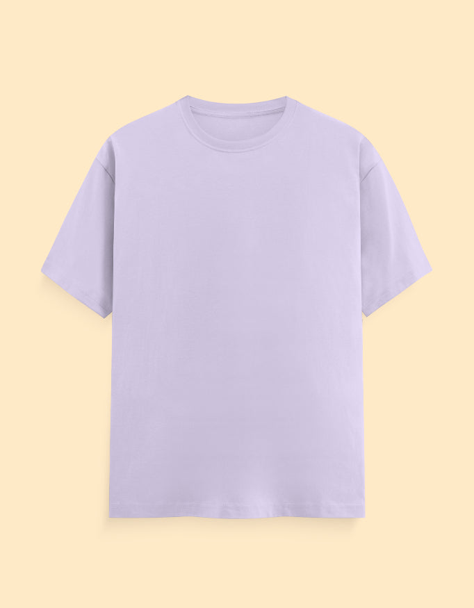Lavender Solid T-shirt