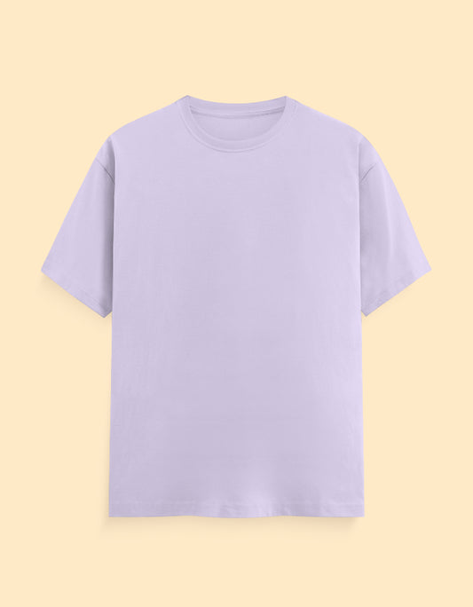 Lavender Solid T-shirt
