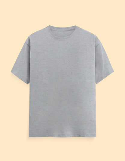 Grey Solid T-Shirt