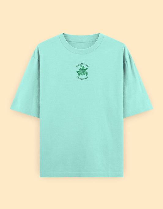 Explore The Sea With - Oversized T-shirt.