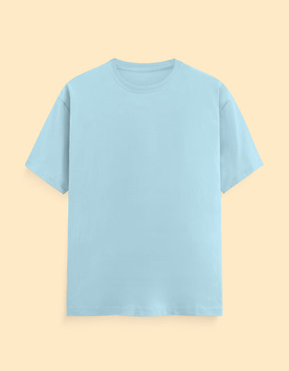 Baby Blue Solid T-shirt